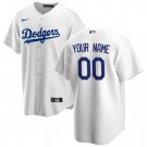Los Angeles DodgersYouth Home Replica Custom Jersey - White