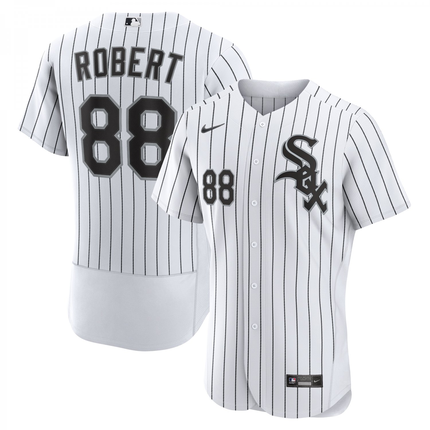 Luis Robert Chicago White SoxHome Authentic Player Jersey - White/Black