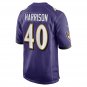 Malik Harrison Baltimore RavensGame Jersey - Purple