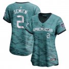 Marcus Semien American League Women's 2023 All-Star Game Limited Player Jersey - Teal