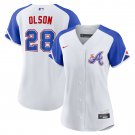 Matt Olson Atlanta Braves Women's 2023 City Connect Replica Player Jersey - White