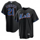 Max Scherzer New York MetsAlternate Replica Player Jersey - Black