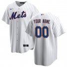 New York MetsHome Replica Custom Jersey - White