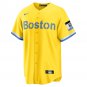 Rafael Devers Boston Red SoxCity Connect Replica Player Jersey - Gold/Light Blue