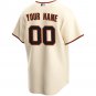 San Francisco GiantsHome Replica Custom Jersey - Cream
