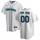 Seattle MarinersYouth Home Replica Custom Jersey - White