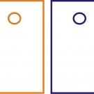 Cornhole Decals Stripes