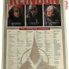 1993 Star Trek "WARRIORS TONGUE" poster
