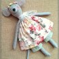 Mouse linen toy fabric doll rag doll, rag doll, art doll,toy Stuffed Animal soft toys