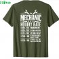 Funny Printed Men T Shirts -Funny Mechanic Hourly Rate