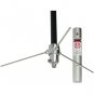 Tram 1477-B Pre-Tuned VHF/430MHz-460MHz UHF Amateur Dual-Band Base Antenna (Black Fiberglass)