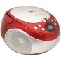 Naxa NPB251RD Portable CD Player with AM/FM Radio (Red)