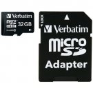 Verbatim 44083 microSDHC Card with Adapter (32GB; Class 10) Verbatim 44083 microSDHC Card with Adapter (32GB; Class 10)