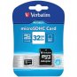 Verbatim 44083 microSDHC Card with Adapter (32GB; Class 10)