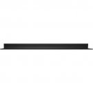 Hangman L-48-B No-Stud Floating Shelf (Black Powder Coat; 48-In.)