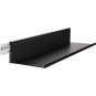 Hangman L-48-B No-Stud Floating Shelf (Black Powder Coat; 48-In.)