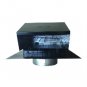 Builder's Best 012633 Black Metal Roof Vent Cap (6" Collar)