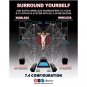 BIC America WTR-SYS 4-Channel Wireless Audio Transmitter/Receiver Kit for Powered Subs/Speakers