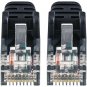 Intellinet Network Solutions Black CAT-6 UTP Slim Network Patch Cable with Snagless Boots (1.5 Feet)