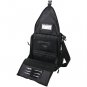 Mobile Edge MEMMS2 Mini Messenger Bag (Black/Silver)