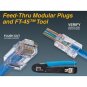 IDEAL 85-376 CAT-6 Feed-Thru RJ45 Mod Plugs (50 pk)