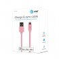 AT&T PVLC1-PNK 4-Foot PVC Charge and Sync Lightning Cable (Pink)