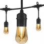Enbrighten Cafe Vintage 35631 Vintage LED Cafe Lights (48ft; 24 Acrylic Bulbs)