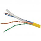 Vericom MBW6U-01445 CAT-6 UTP Solid Riser CMR Cable, 1,000ft (Yellow) Vericom MBW6U-01445 CAT-6 UTP Solid Riser CMR Cable, 1,000ft (Yellow)