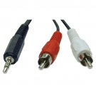 Tripp Lite P314-012 3.5mm Stereo to 2 RCA Audio Y-Splitter Adapter (12ft) Tripp Lite P314-012 3.5mm Stereo to 2 RCA Audio Y-Splitter Adapter (12ft)