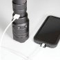 Dorcy 4,000-Lumen Pro Water-Resistant Aluminum LED Rechargeable Flashlight with Built-in Power Bank