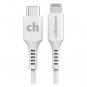 cellhelmet CABLE-R-LIGHT-TYPE-C-1 Charge and Sync USB-C to Lightning Round Cable (1 Foot)