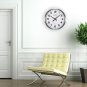 La Crosse Technology 404-1220 20" Brushed Aluminum Atomic Wall Clock