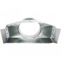Deflecto DGT36 Galvanized Round Transition (6 Inch)