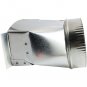 Deflecto DGT36 Galvanized Round Transition (6 Inch)