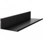 Hangman L-18-B No-Stud Floating Shelf (Black Powder Coat; 18-In.)
