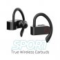 AT&T ST30-BLK Sport In-Ear True Wireless Stereo Bluetooth Earbuds with Microphone (Black)