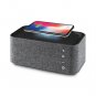 AT&T Q10-BLK Bluetooth Wireless Speaker with Qi Wireless Charger Pad