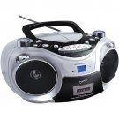 Supersonic SC-739BT SLV Portable Bluetooth Audio System (Silver)