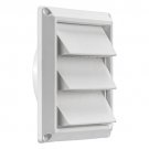 Lambro 604W 4-In. White Plastic Air Intake Louver Vent Lambro 604W 4-In. White Plastic Air Intake Louver Vent