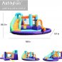 AirMyFun Inflatable Bounce House, Jumping Castle with Water and Slide, Inflatable Bouncer Air Blower