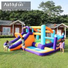 AirMyFun Inflatable Bounce House,Jumping Bouncer with Air Blower,Splash Pool to Play,Kids Slide Park