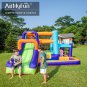 AirMyFun Inflatable Bounce House,Jumping Bouncer with Air Blower,Splash Pool to Play,Kids Slide Park