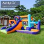 AirMyFun Inflatable Bounce House,Jumping Bouncer with Air Blower,Splash Pool to Play,Kids Slide Park