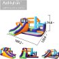 AirMyFun Inflatable Bounce House,Jumping Bouncer with Air Blower,Splash Pool to Play,Kids Slide Park