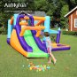 AirMyFun Inflatable Bounce House,Jumping Bouncer with Air Blower,Splash Pool to Play,Kids Slide Park