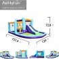 AirMyFun Inflatable Bounce House, Bouncer & Slide with Air Blower,Play House with Ball Pool