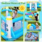 Multifunctional Jump 'n Slide Inflatable Bouncer for Kids Complete Setup with Blower - 198" x 180"