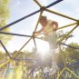 Kids Climbing Dome Jungle Gym - 10 ft Geometric Playground Dome Climber Play Center