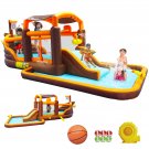Inflatable Big Bounce House Playground Backyard Slide Water Park Bouncer with Cruise ship design Inflatable Big Bounce House Playground Backyard Slide Water Park Bouncer with Cruise ship design