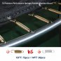 12FT Outdoor Big Trampoline With Inner Safety Enclosure Net, Ladder, PVC Spring Cover Padding Kids